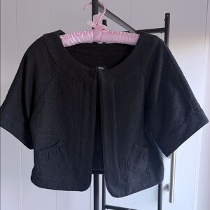 Vintage Look Mossimo Cropped Black Jacket size M